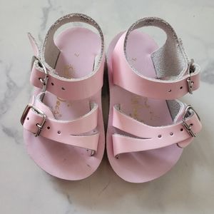 SALT WATER SANDALS BABY GIRL PINK